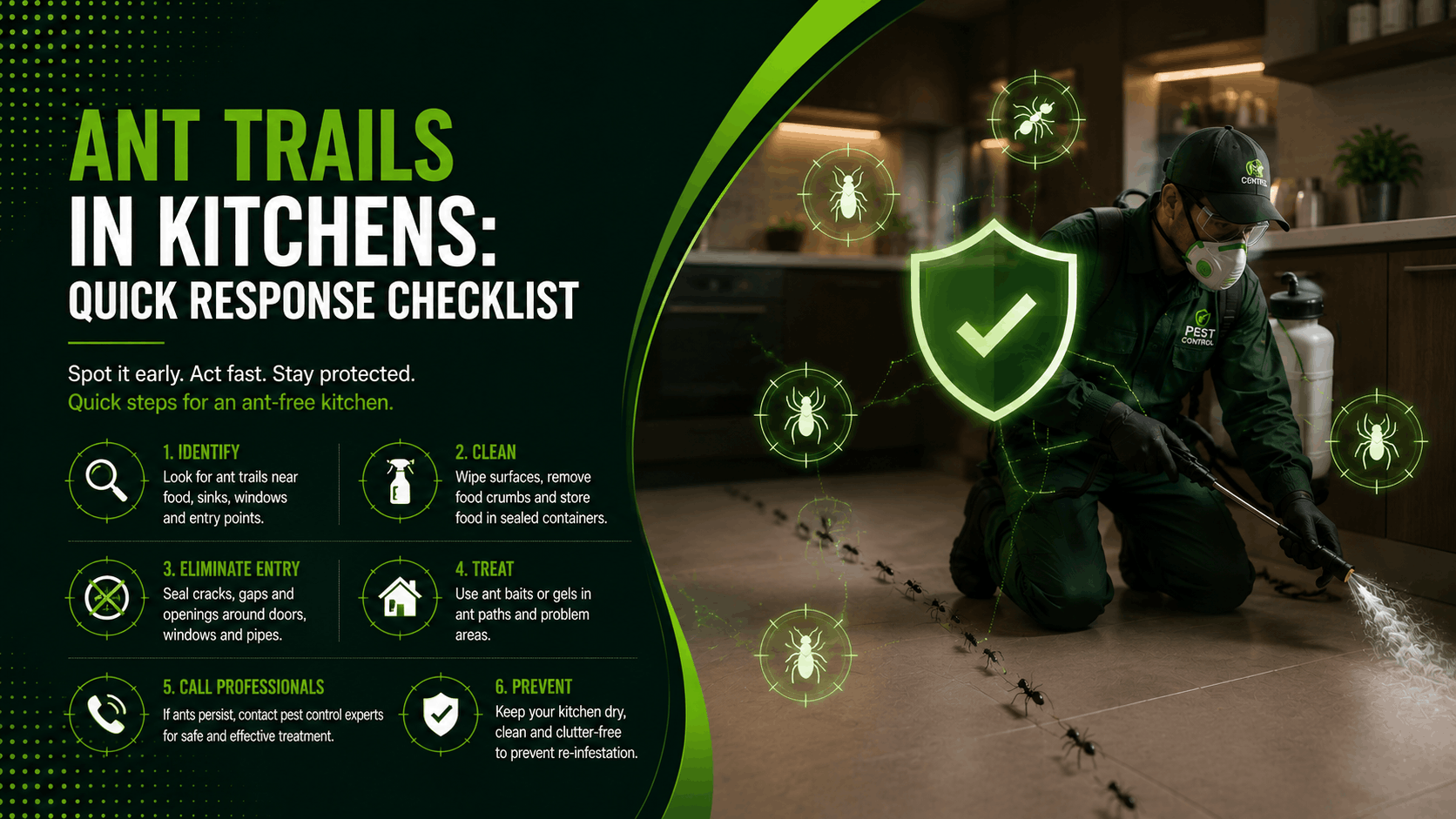 Ant Trails in Kitchens: Quick Response Checklist