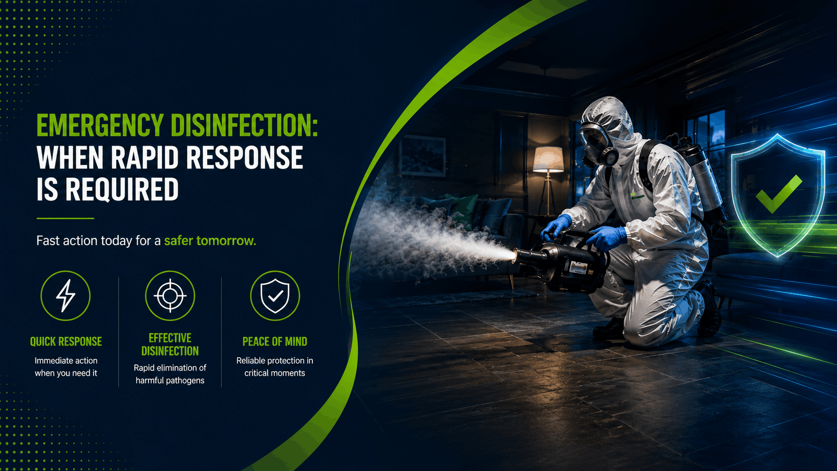 Emergency Disinfection: When Rapid Response Is Required