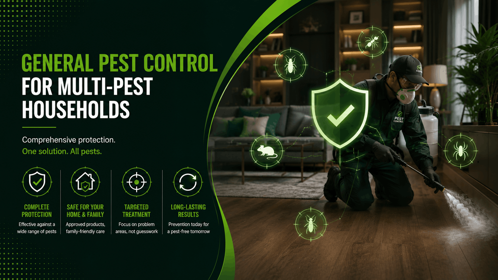 General Pest Control for Multi-Pest Households