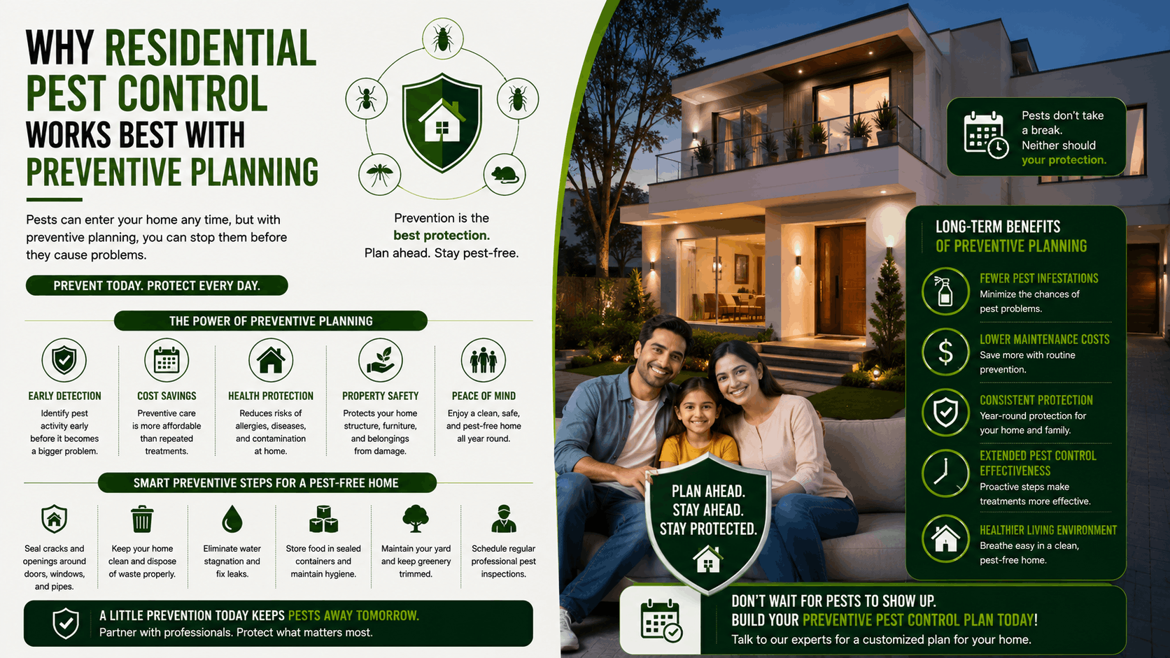 Why Residential Pest Control Works Best With Preventive Planning